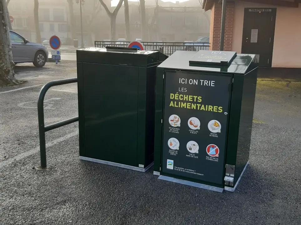 Abri-bac biodéchets Lavaur