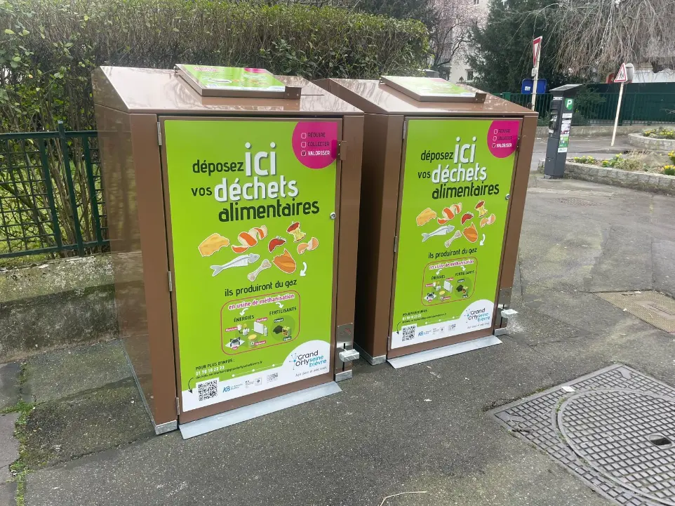 Abris-bacs biodéchets Grand Orly Seine Bièvre