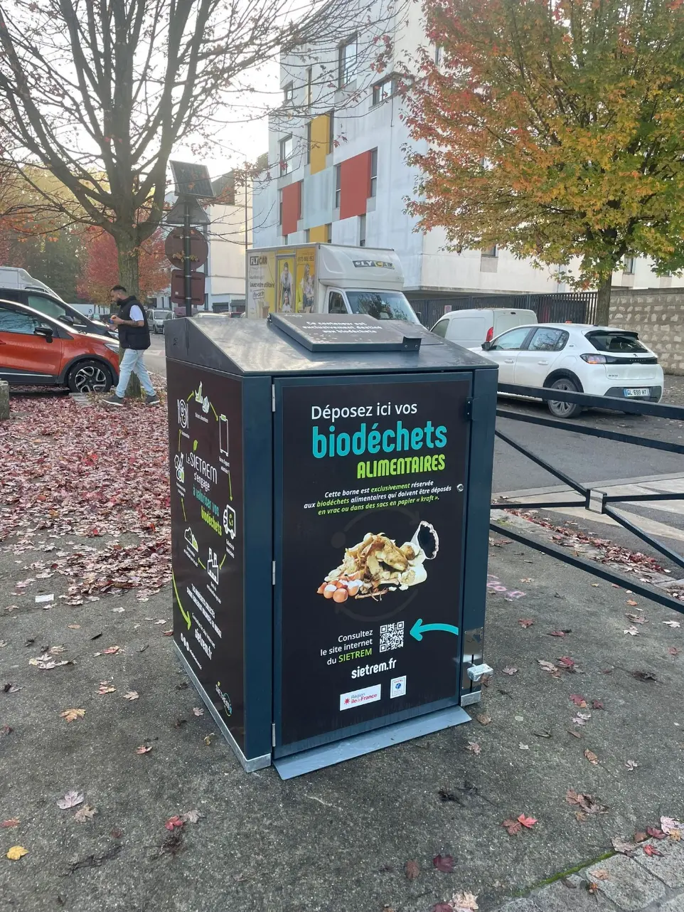 Abri-bac biodéchets Sietrem