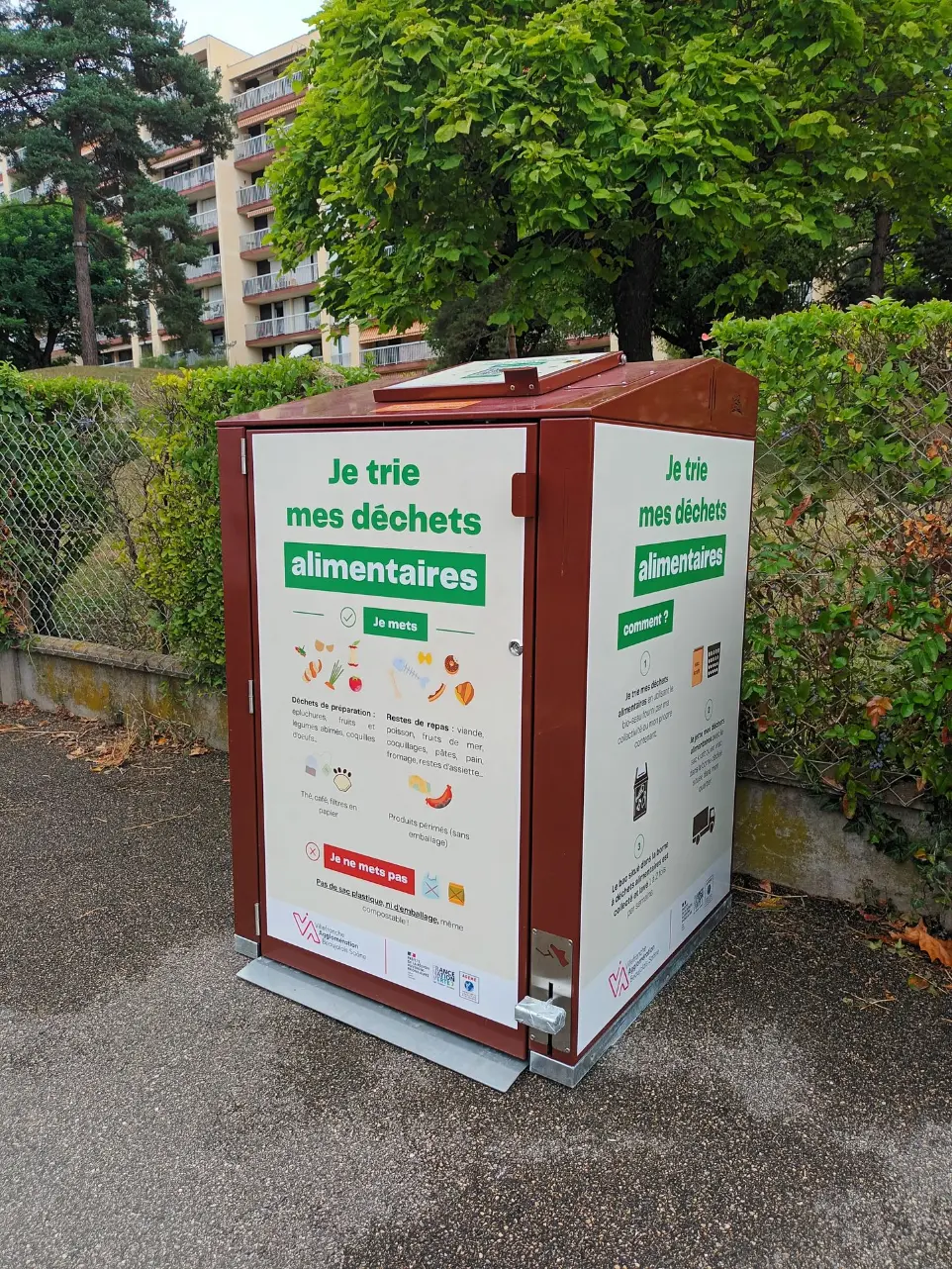 Abri-bac biodéchets Villefranche