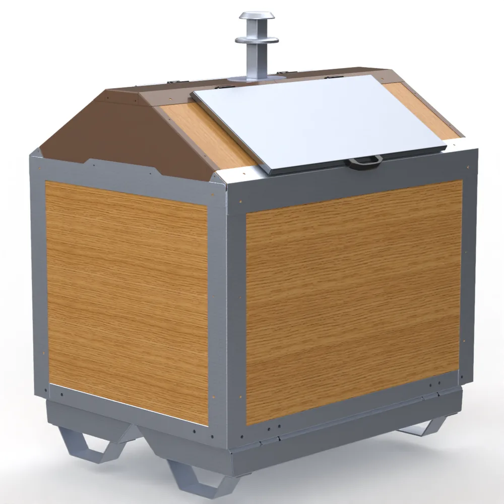 Composteur grutable Gaïa 850, vue en perspective